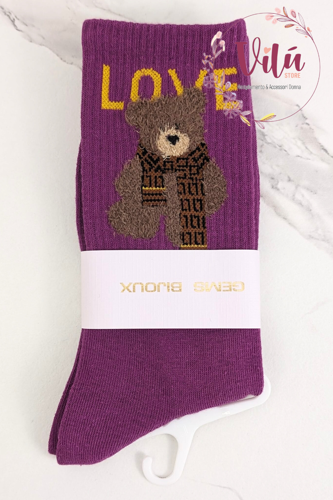 CALZINI TEDDY LOVE