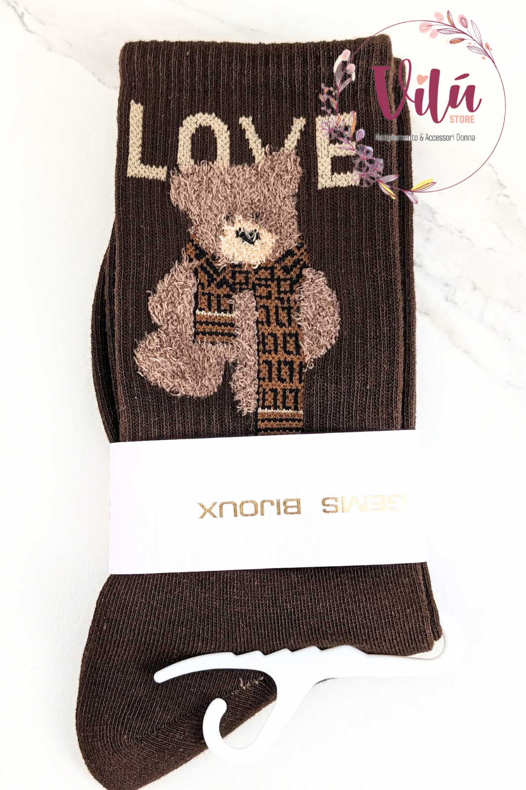 CALZINI TEDDY LOVE