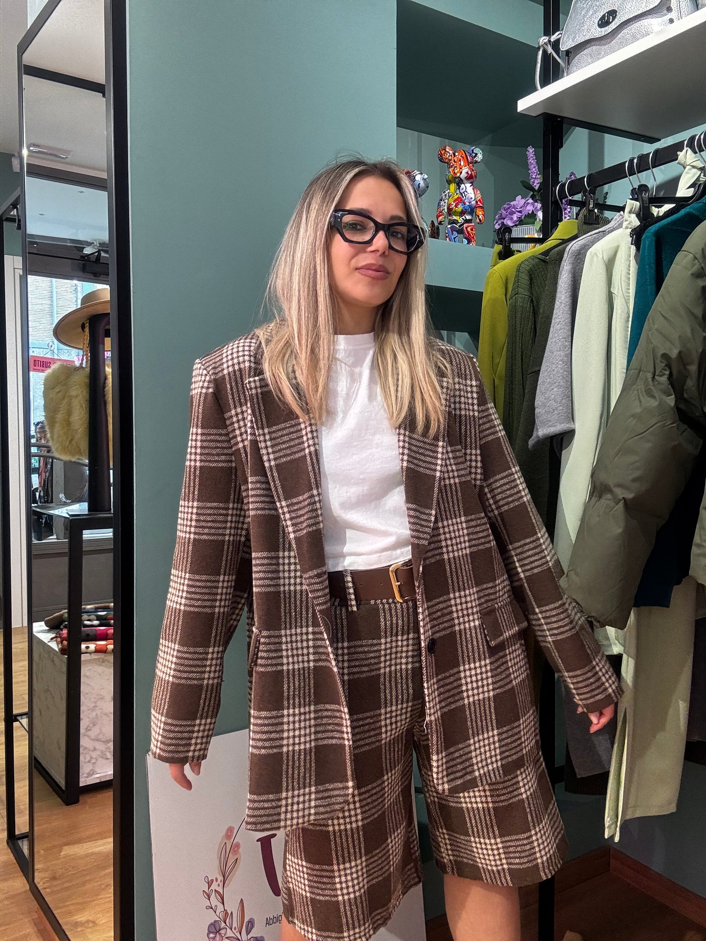 COORDINATO  PIED DE POULE