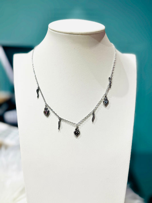COLLANA CUORI CORNI
