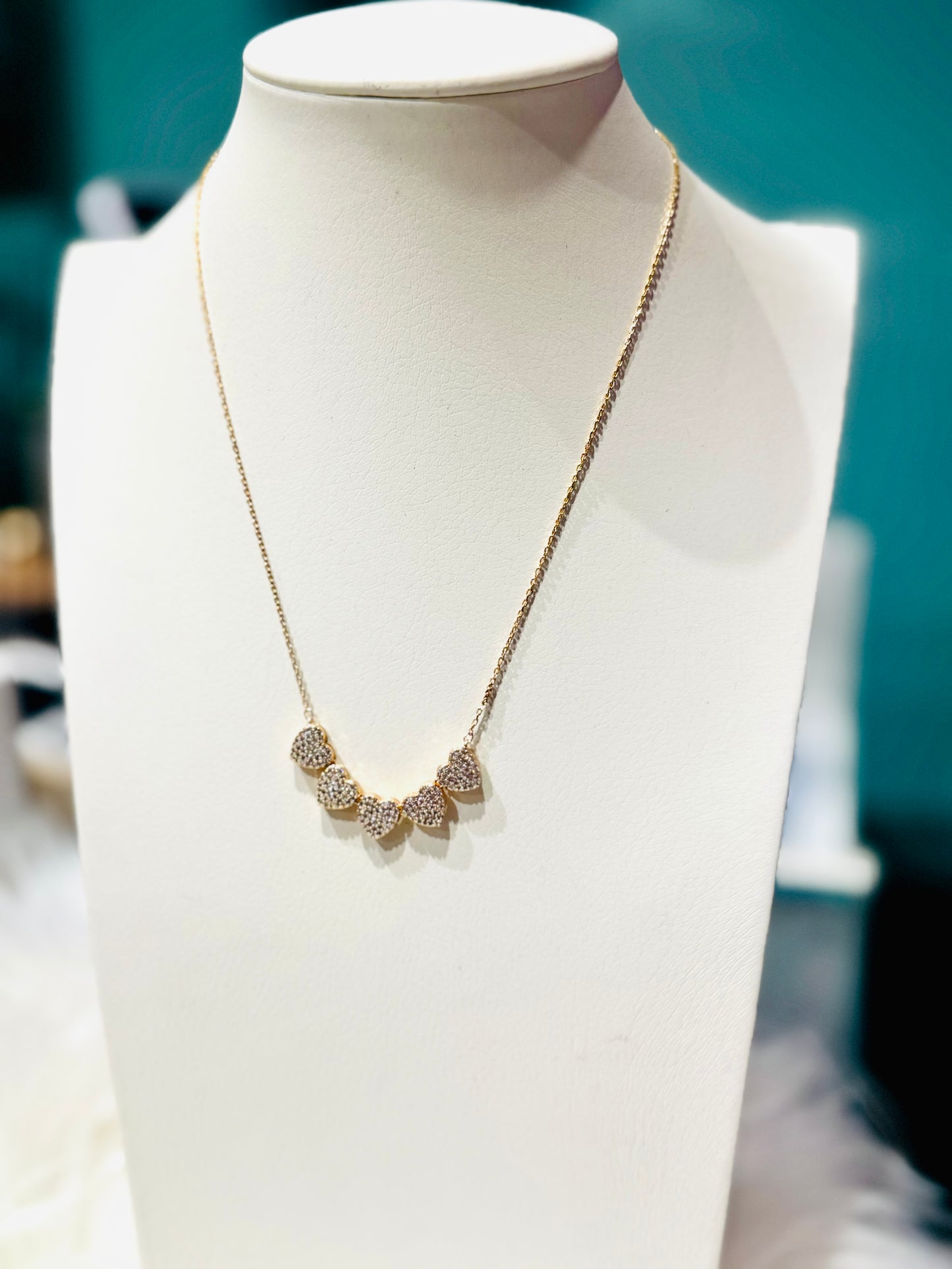 COLLANA 5 CUORI
