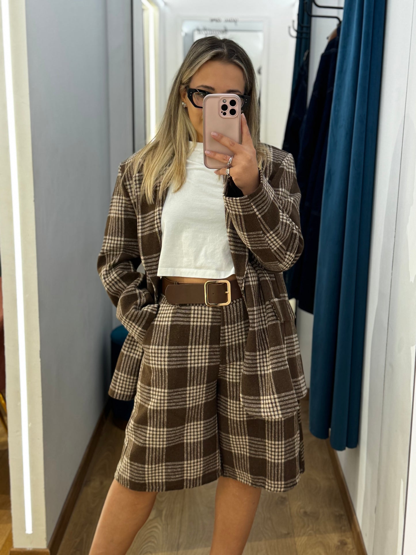 COORDINATO  PIED DE POULE