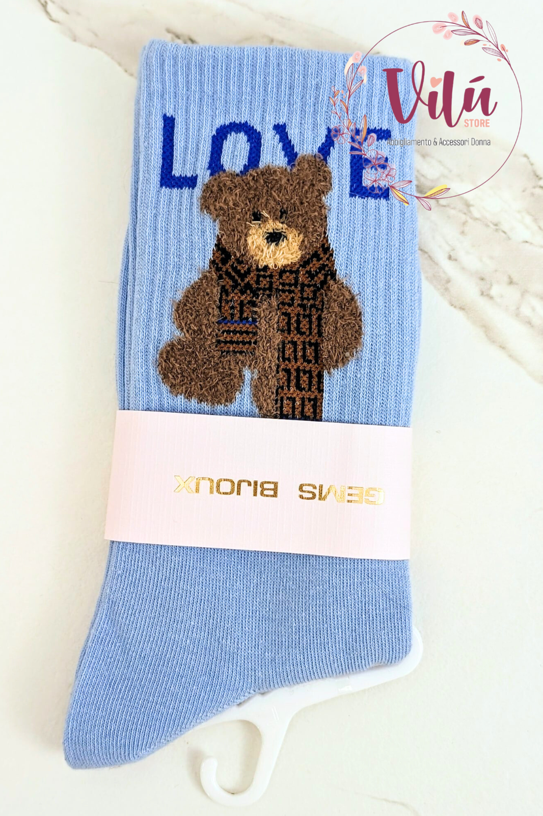 CALZINI  TEDDY LOVE