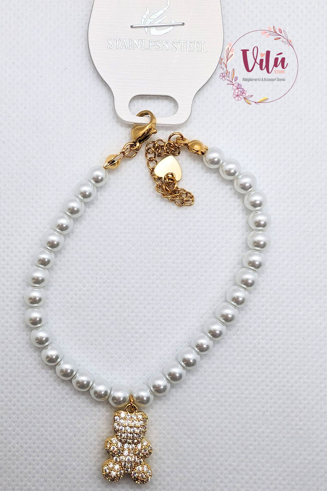 BRACCIALE PERLE TEDDY
