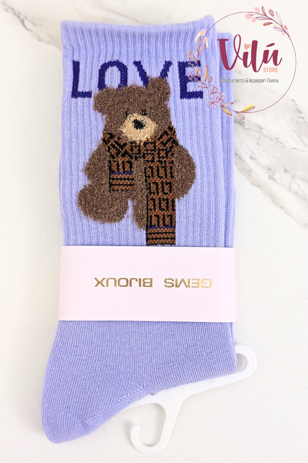 CALZINI  TEDDY LOVE
